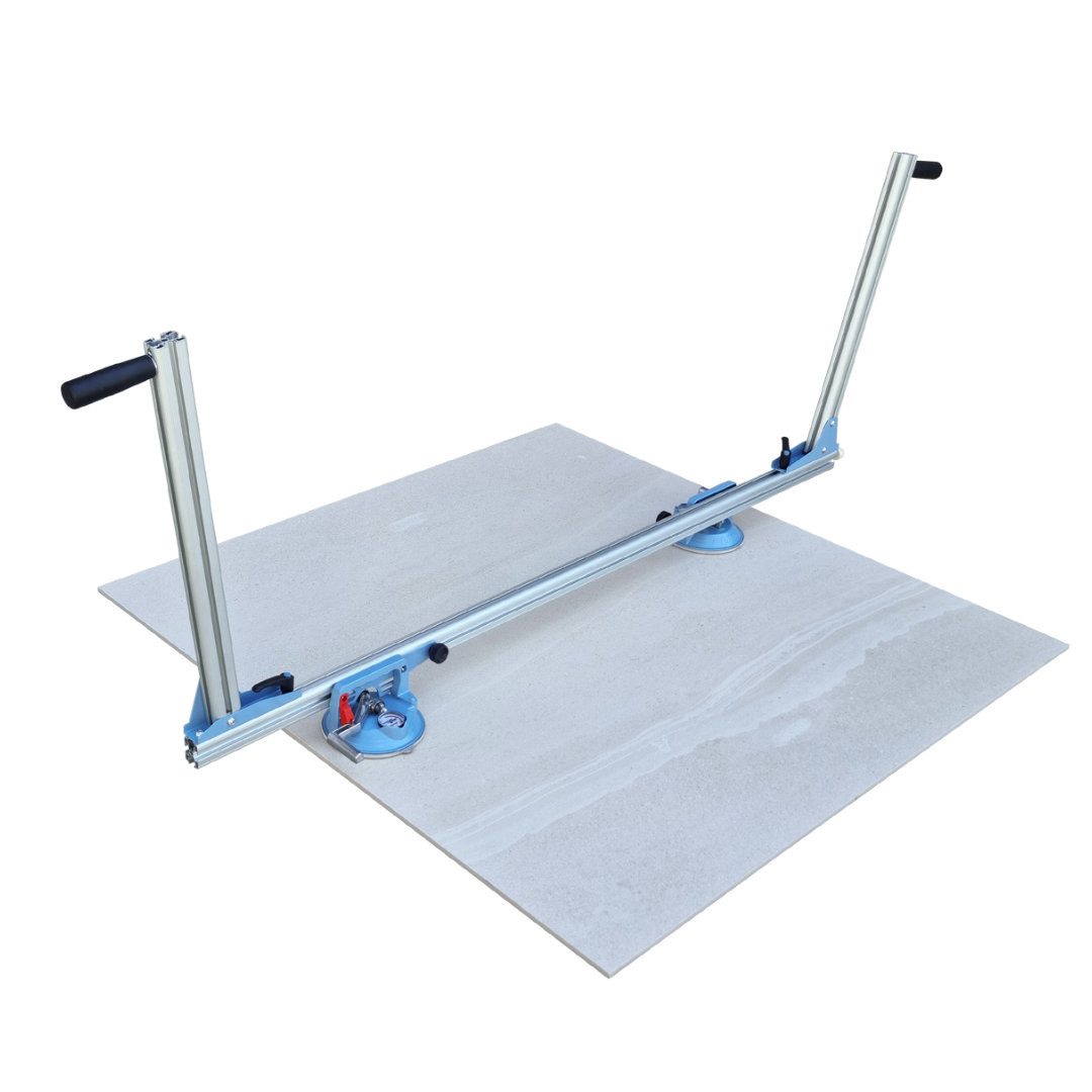 SIGMA Sollevatore per la movimentazione e posa di piastrelle pesanti Ergo-Lift (1E) | Sollevatore Ergonomico per Piastrelle Pesanti (60x60 - 180x80cm)