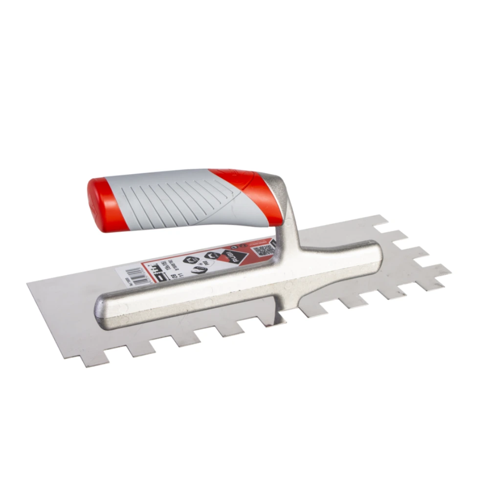Rubi Frattone Acciaio Inox 15x15 cm | Modello 28 PRO a Manico Aperto