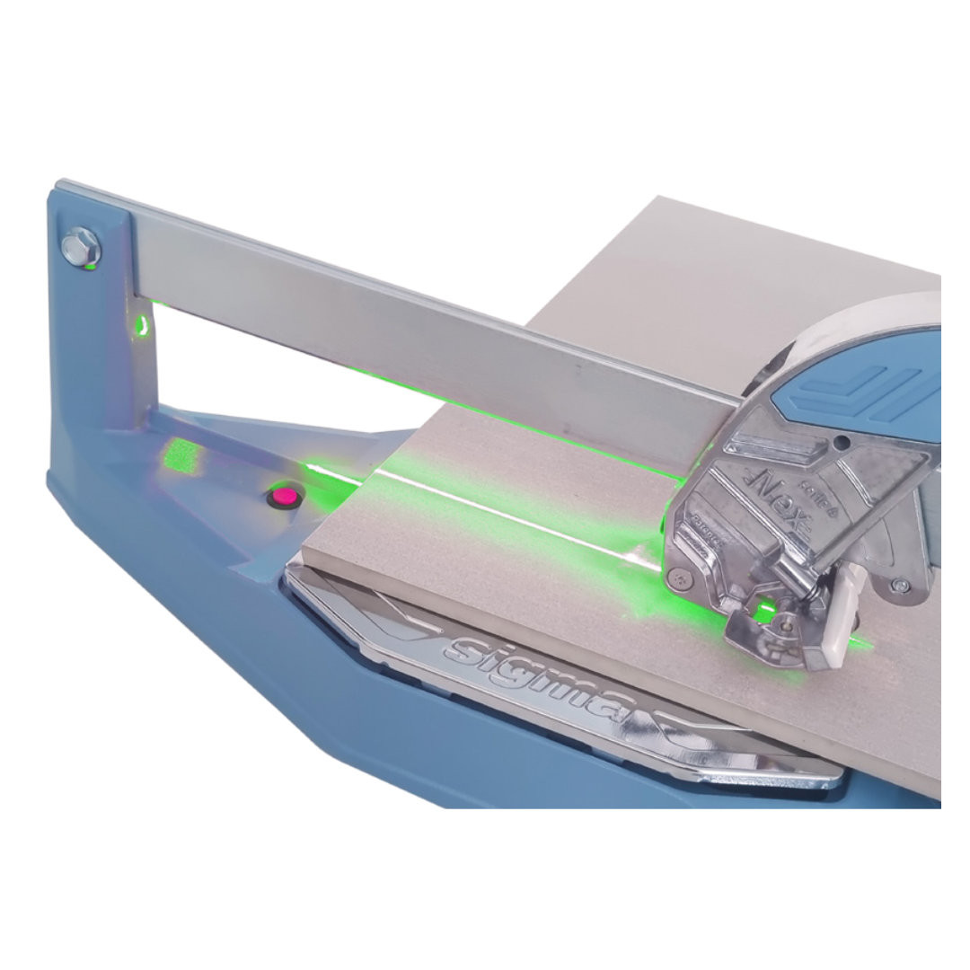 SIGMA Laser kit per tagliapiastrelle colore verde (022V) | Linea di Taglio Perfetta per Tagliapiastrelle Serie 4
