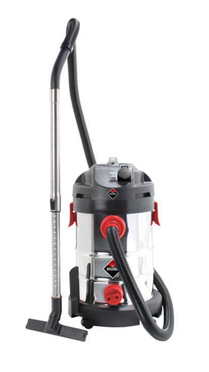 RUBI Aspiratore AS-30 PRO Aspiratore adattabile ad elettroutensili 1440W (50962) |Aspirazione Solidi e Liquidi per Elettroutensili