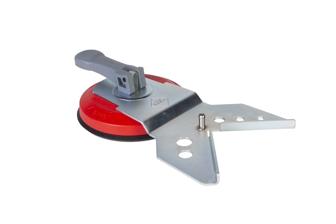 RUBI RUBI Guida MULTIDRILL PLUS 120MM (51908) |Centratura Precisa per Fori a Secco e a Umido - Ventosa e Compatibilità Ampia