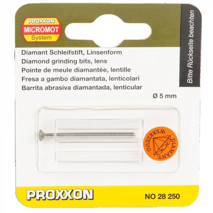 PROXXON Lama diamantata rotonda  Ø5 mm (28250) | Molatura e Incisione di Precisione su Materiali Duri