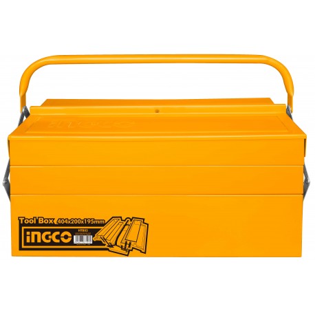 ING-CO Cassetta portattrezzi metallo 404X200X205MM (HTB03) | Acciaio Robusto, Trasporto Attrezzi, Professionale, Resistente