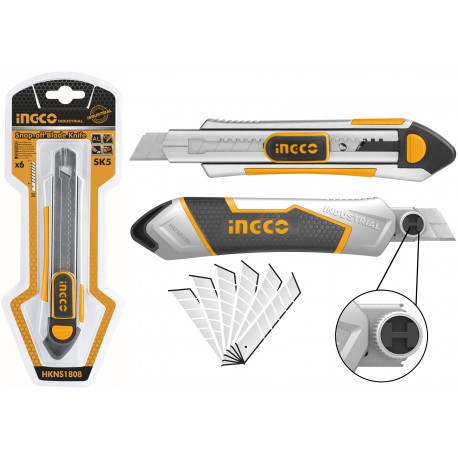 ING-CO Cutter alluminio 18x100mm (HKNS1808)| Bullone Bloccaggio, Taglio Preciso, Professionale, Blister