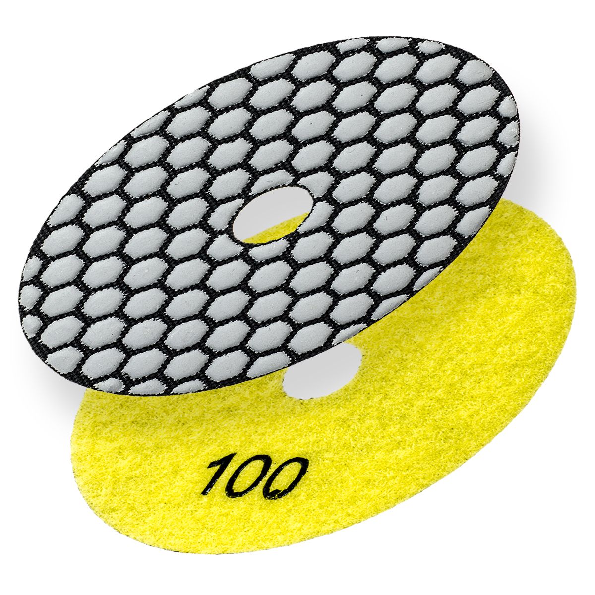 SENDI Disco flessibile diamantato Ø100 #100 | Levigatura e Lucidatura a Secco con Precisione