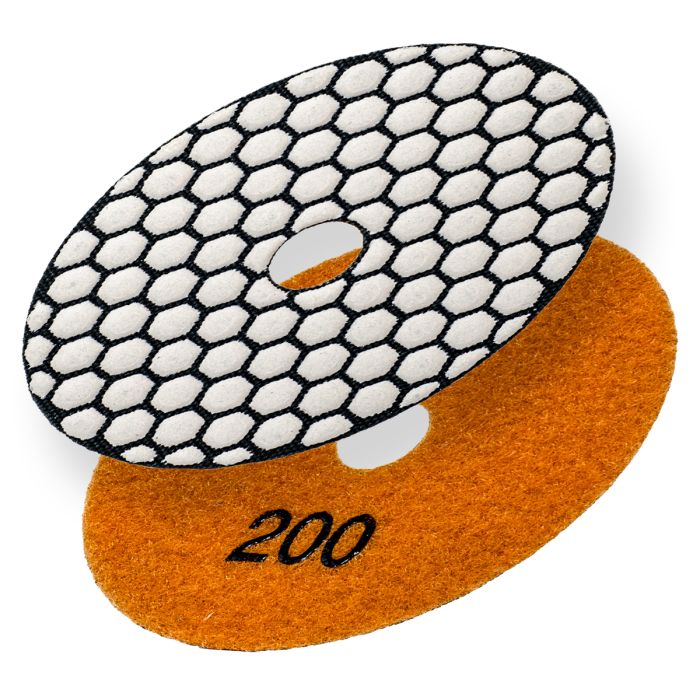 SENDI Disco flessibile diamantato Ø100 #200 | Lucidatura Intermedia per Finiture Perfette