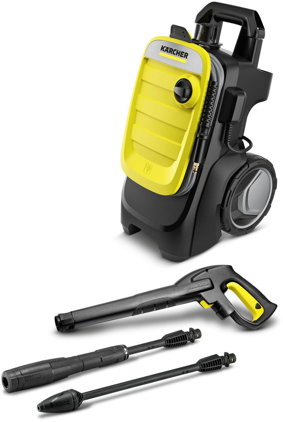 KARCHER Idropulitrice compatta  karcher k7 Compact 600 it7h 180Mbar + In omaggio Detergente per pietre e facciate | Ideale per pulizia auto, moto, piscine, muri. Professionale, potente e versatile.