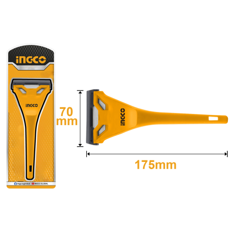 ING-CO Raschietto 175mm (HGS31751) | Raschiatura Precisa, Blister, Qualità Professionale