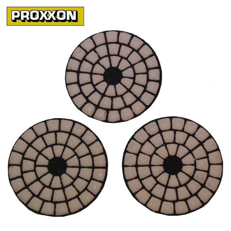 PROXXON Dischi Diamantati per levigatura/lucidatura Grana 200 Conf.3PZ (28658) |Lucidatura e Smussatura di Precisione
