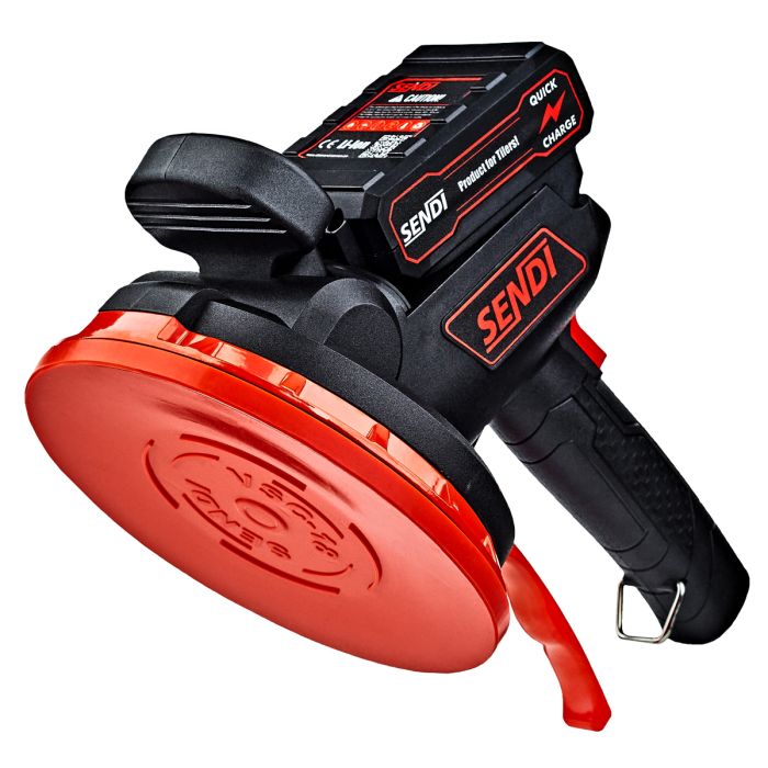 SENDI Ventosa Vibrante doppia batteria VSC-18 |Posa Piastrelle Perfetta e Senza Sforzo