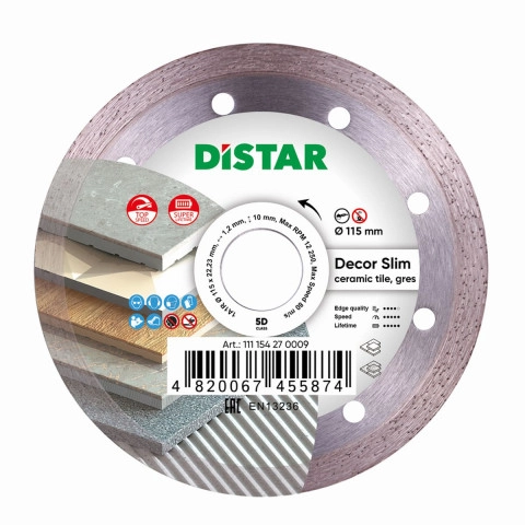 w480_f8ds2jfud_d8706636 DISTAR Disco da taglio diamantato 1A1R 115 Decor Slim | Tagli Perfetti e Precisi su Gres e Ceramica