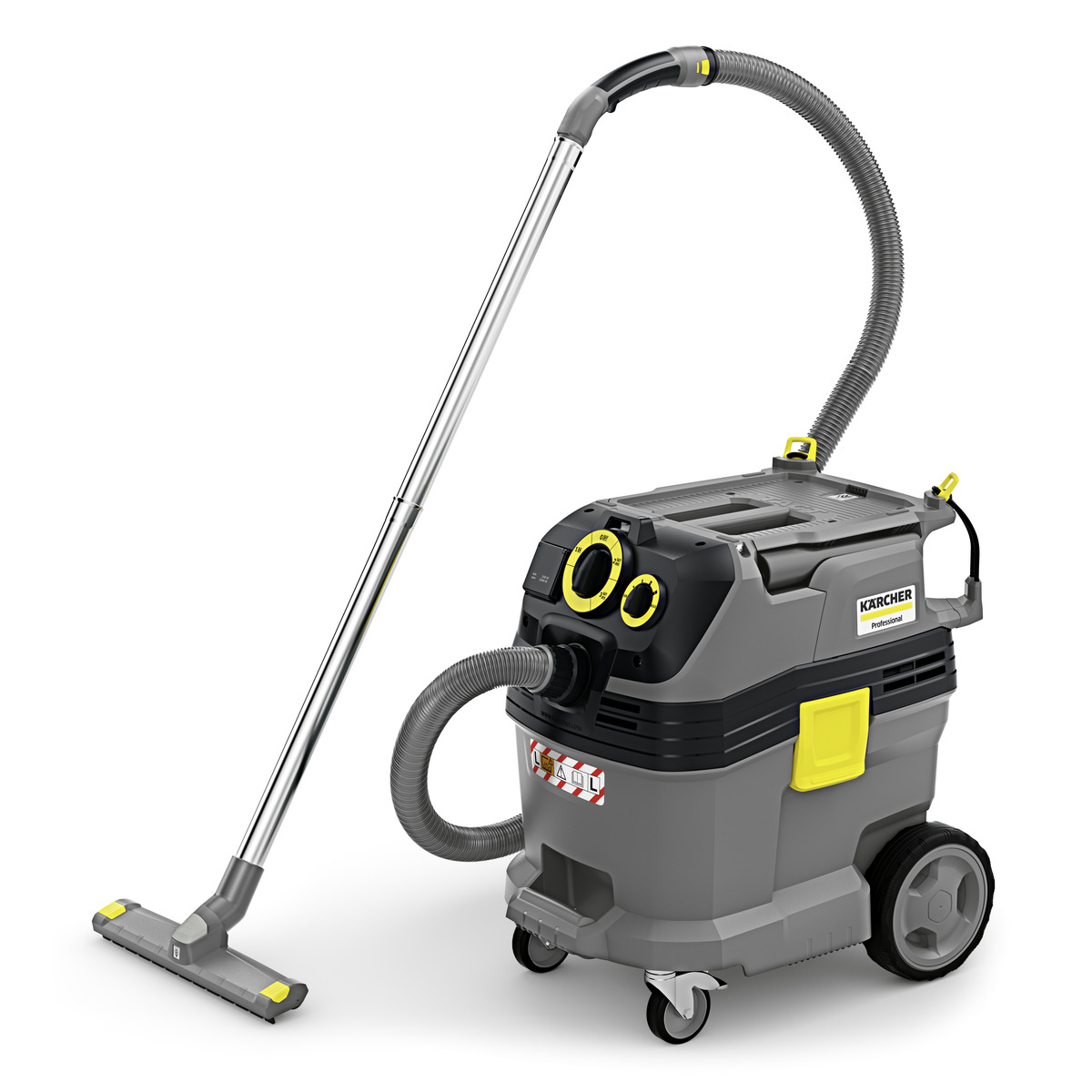 KARCHER Pro NT 30/1 Tact Te L - Aspiratore solidi/liquidi - vano raccolta 30 lt, 1200W|Aspiratore Professionale Solidi e Liquidi
