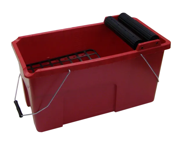 RUBI Vaschetta RUBICLEAN PRO (25949) |Secchio Professionale 24L con Strizzatore a Rulli e Ruote