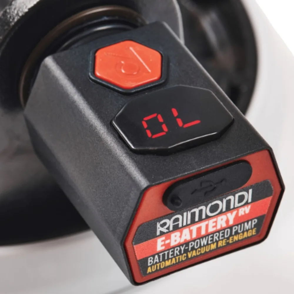 RAIMONDI Pompa a Batteria per Ventose Raimondi e-BATTERY RV con Riarmo Automatico del Vuoto (185WA50ABQ1) |